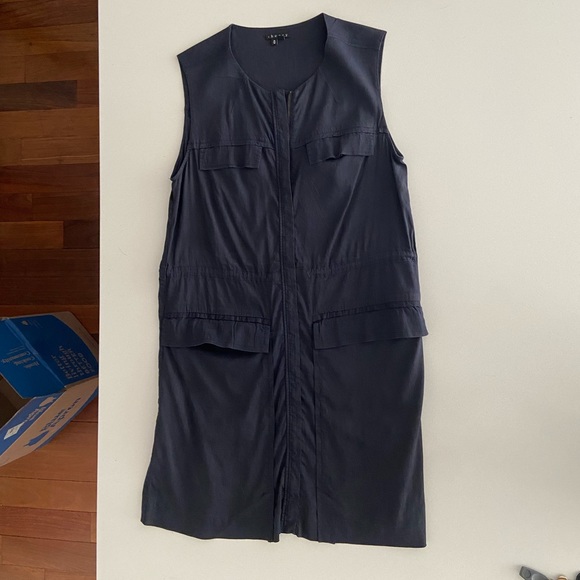 Theory Dress, size Medium, Navy - Picture 1 of 4